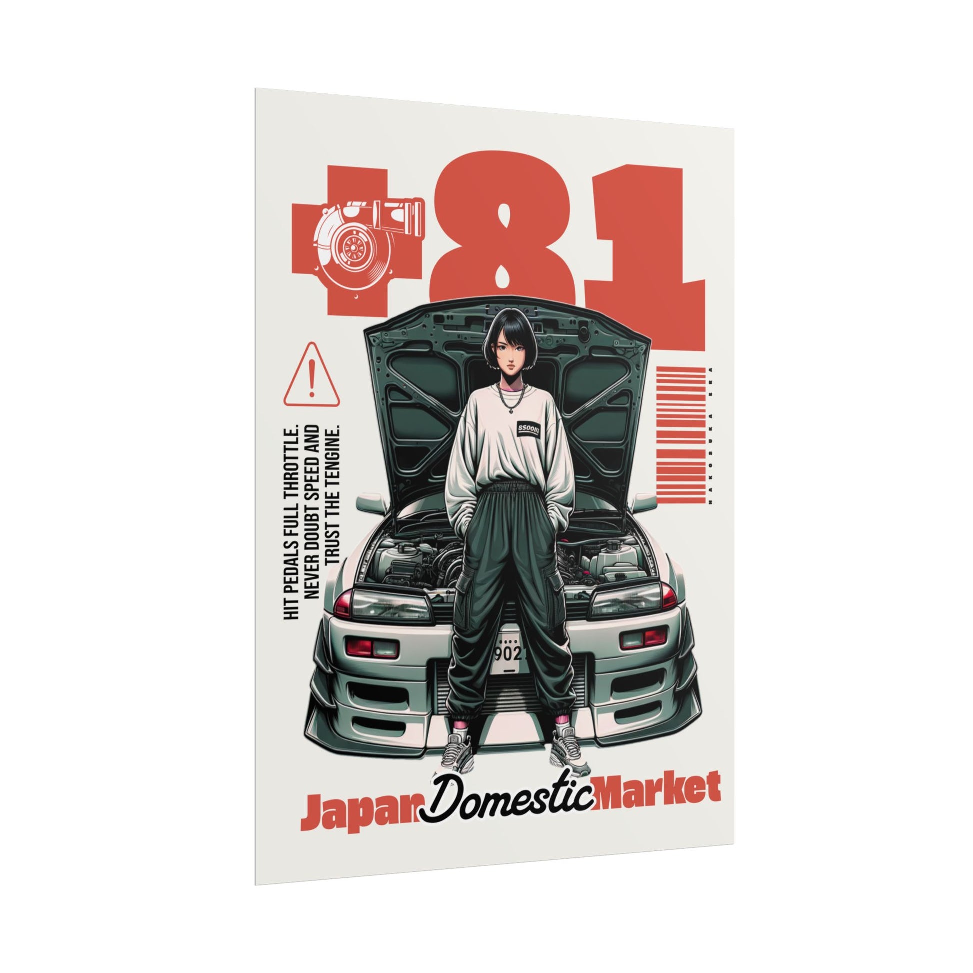 JDM Retro Rolled Poster Print