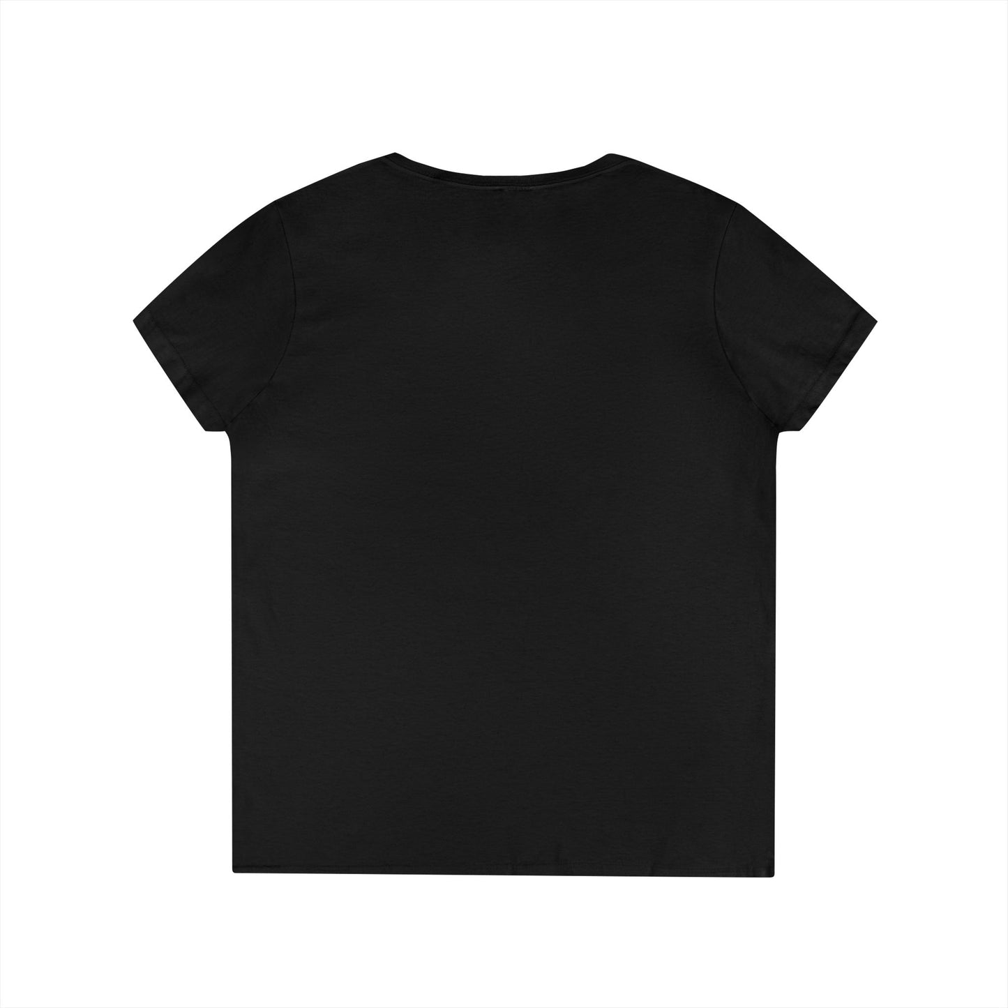 Ladies' V-Neck T-Shirt - 'Raised On Cult Classics' Retro Graphic Tee