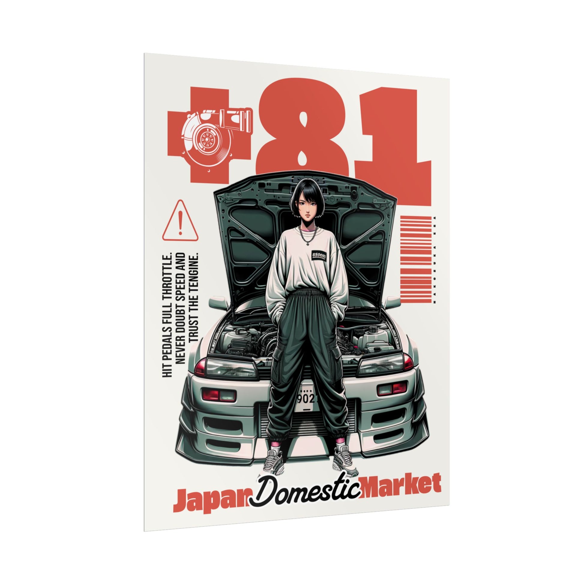 JDM Retro Rolled Poster Print