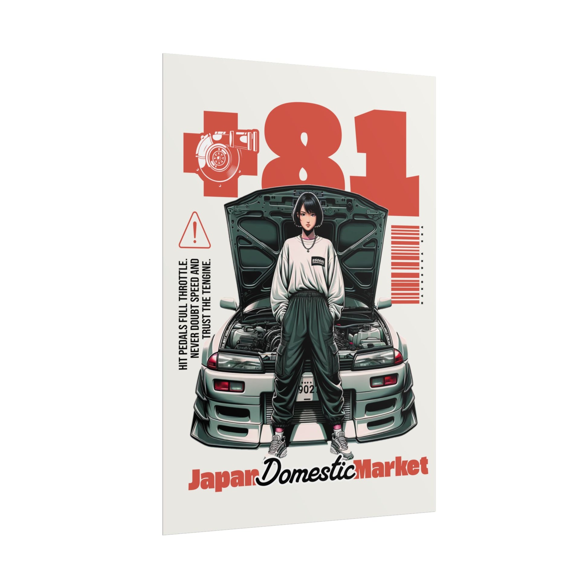 JDM Retro Rolled Poster Print