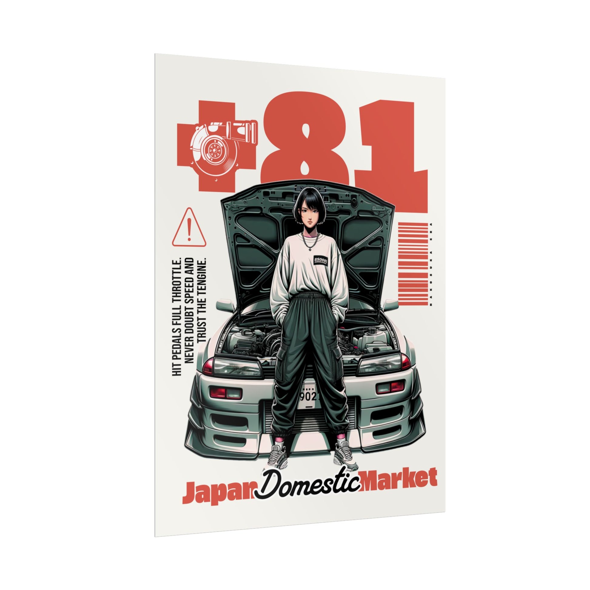JDM Retro Rolled Poster Print