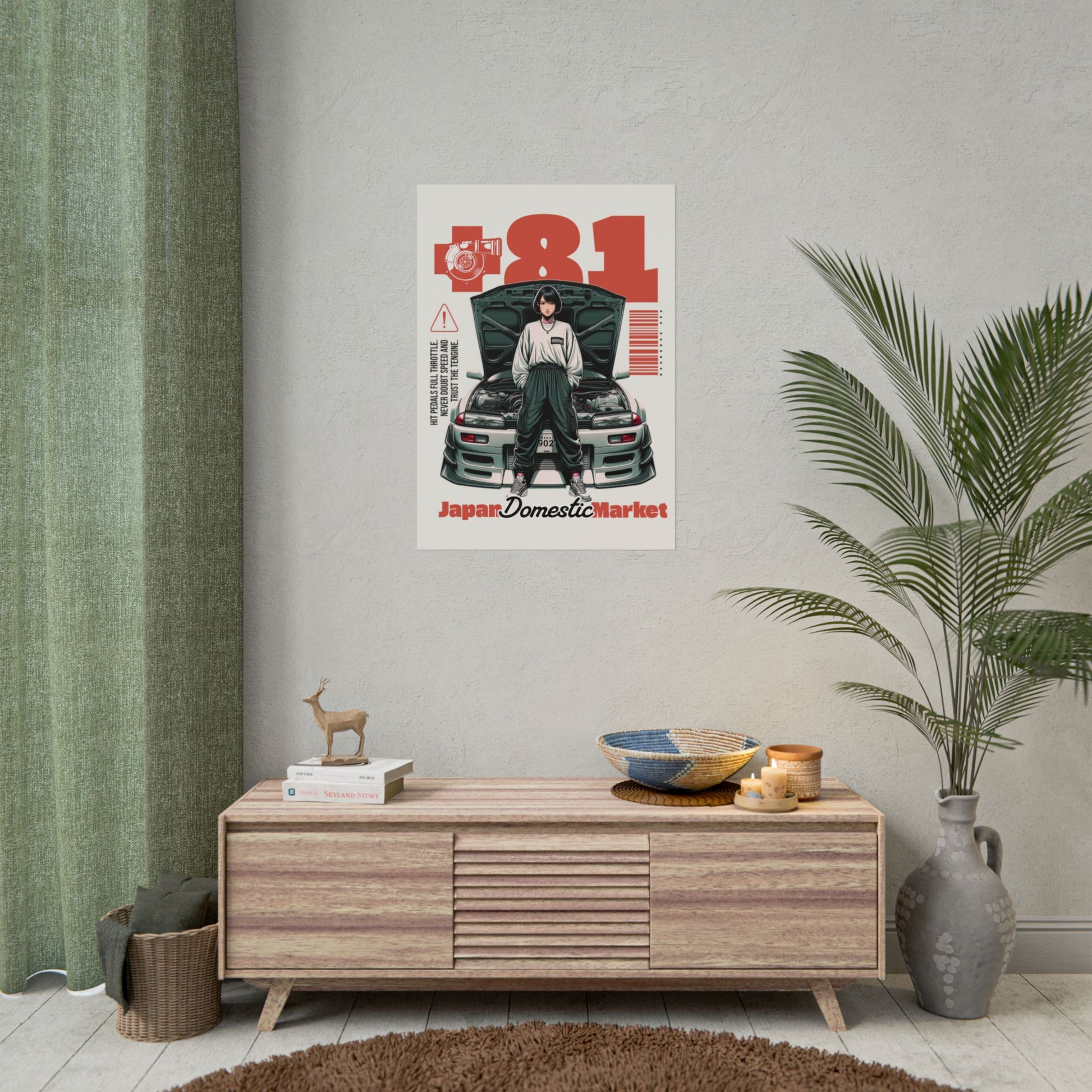 JDM Retro Rolled Poster Print