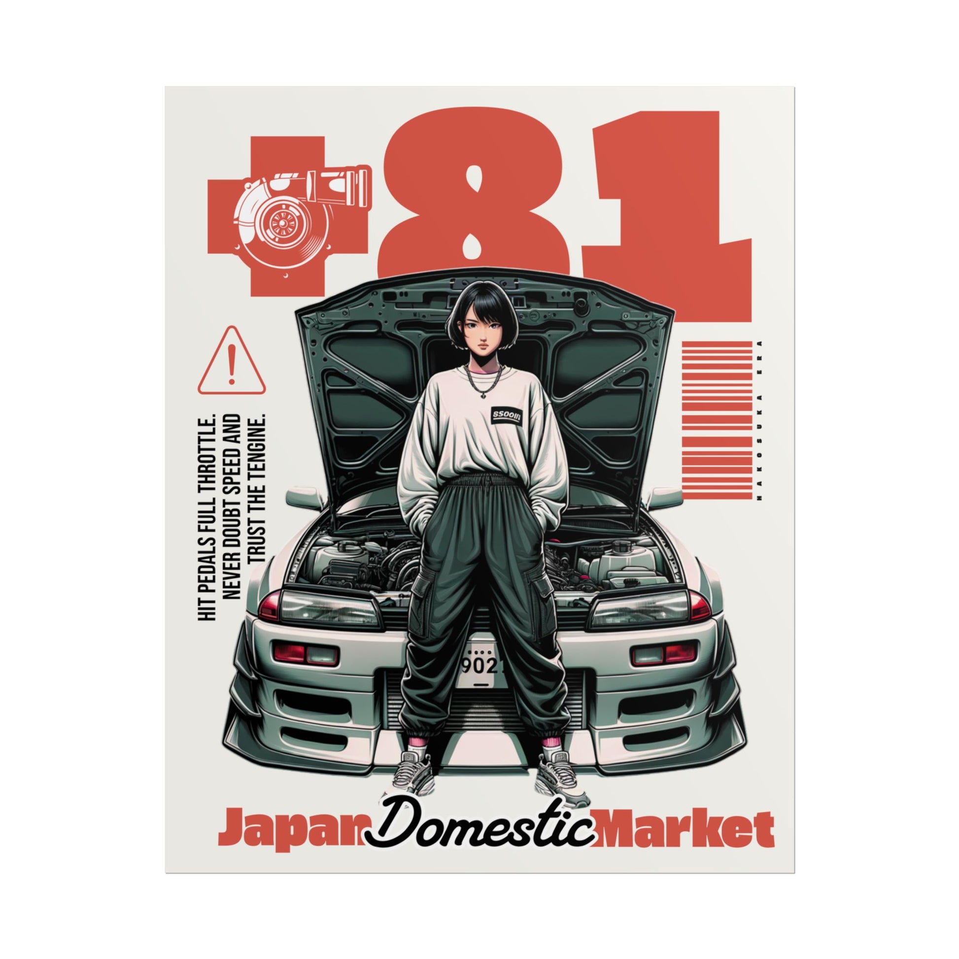 JDM Retro Rolled Poster Print