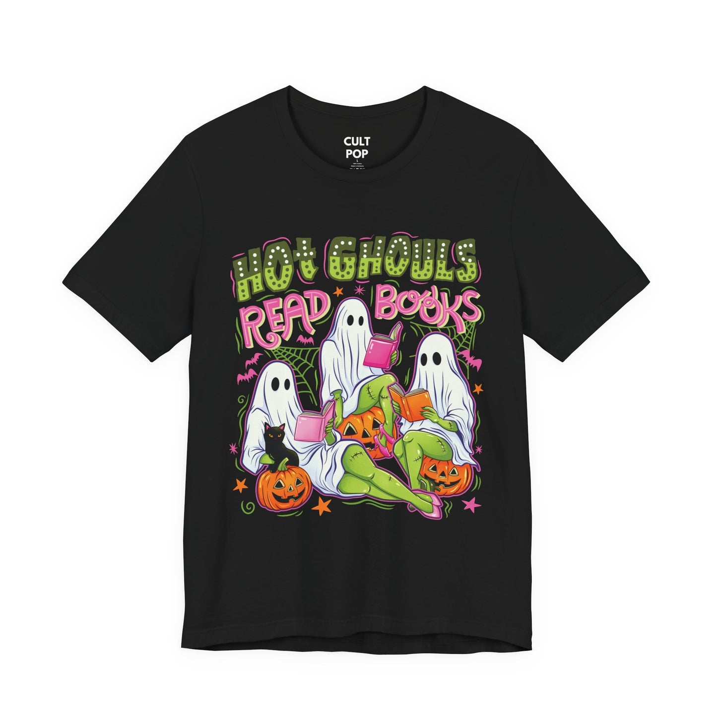 Hot Ghouls Read Books Graphic Tee