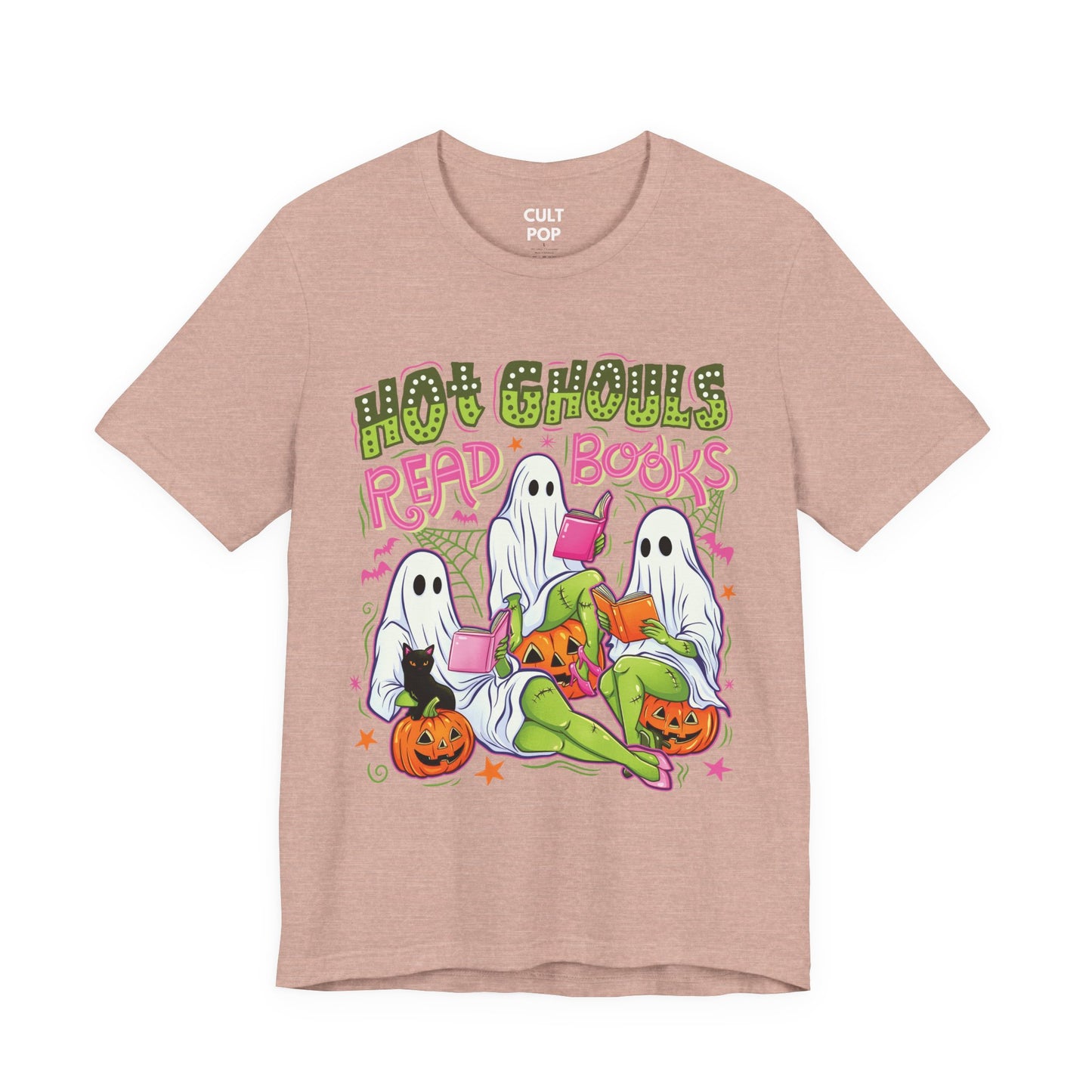 Hot Ghouls Read Books Graphic Tee