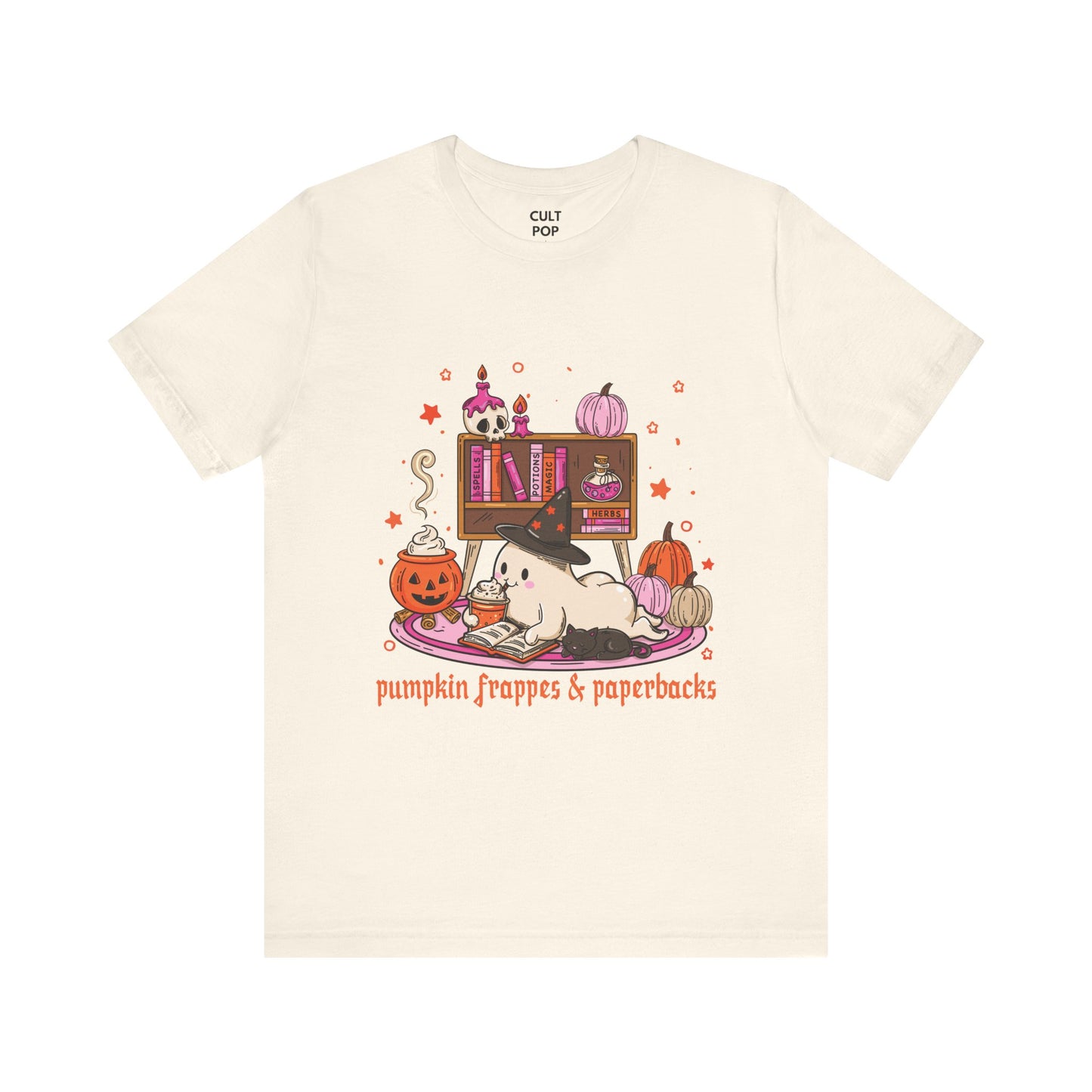 Pumpkin Frappes & Paperbacks Graphic Tee