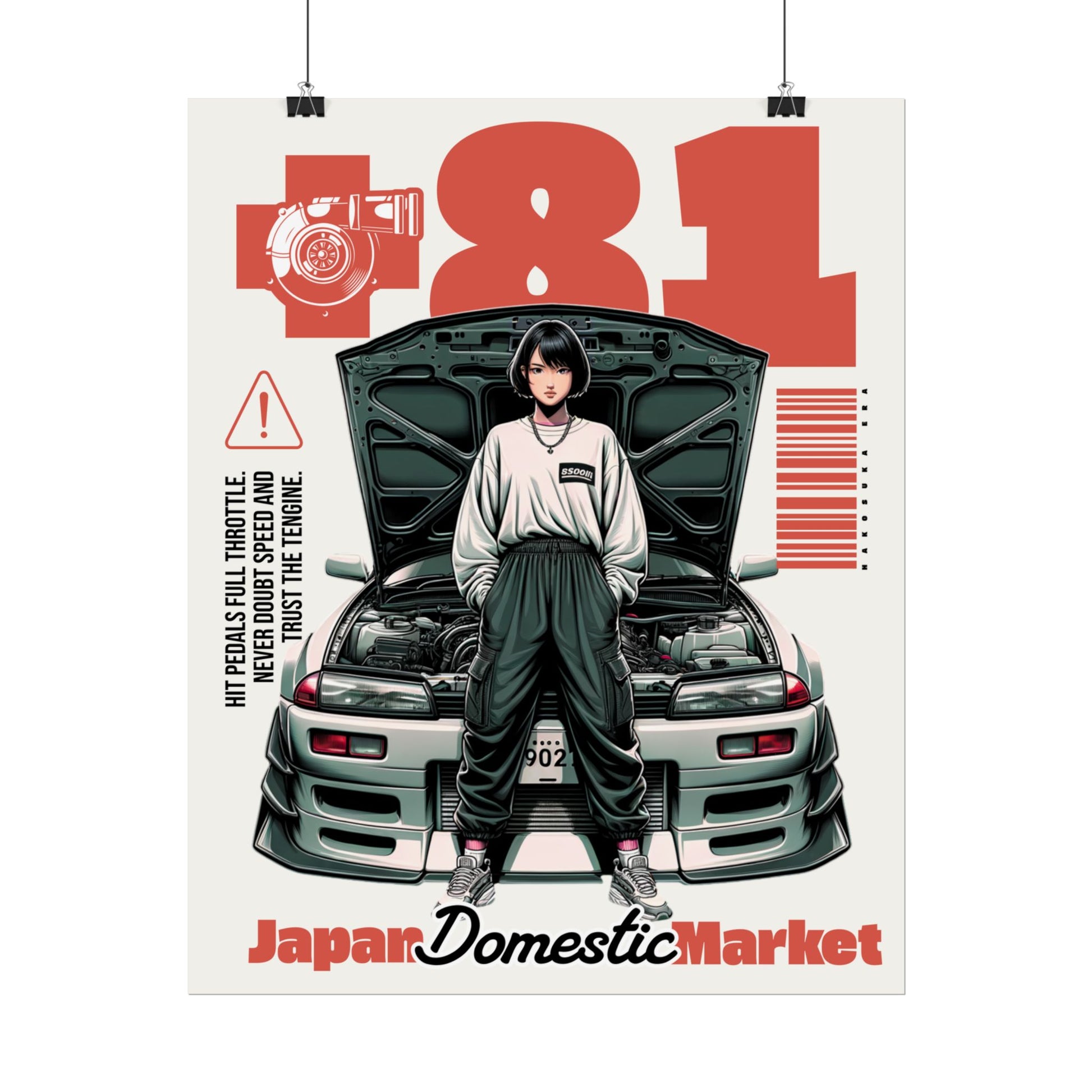 JDM Retro Rolled Poster Print