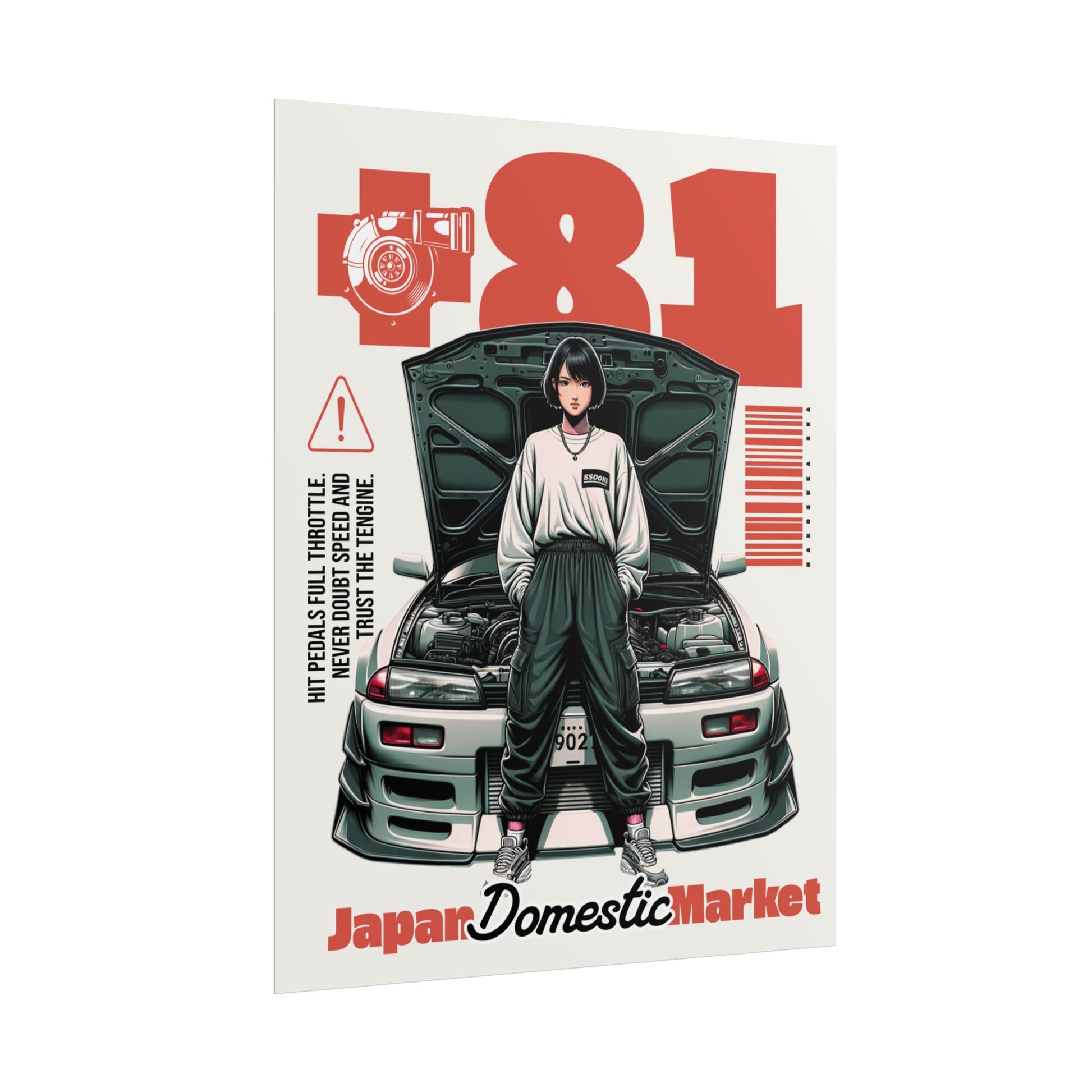 JDM Retro Rolled Poster Print