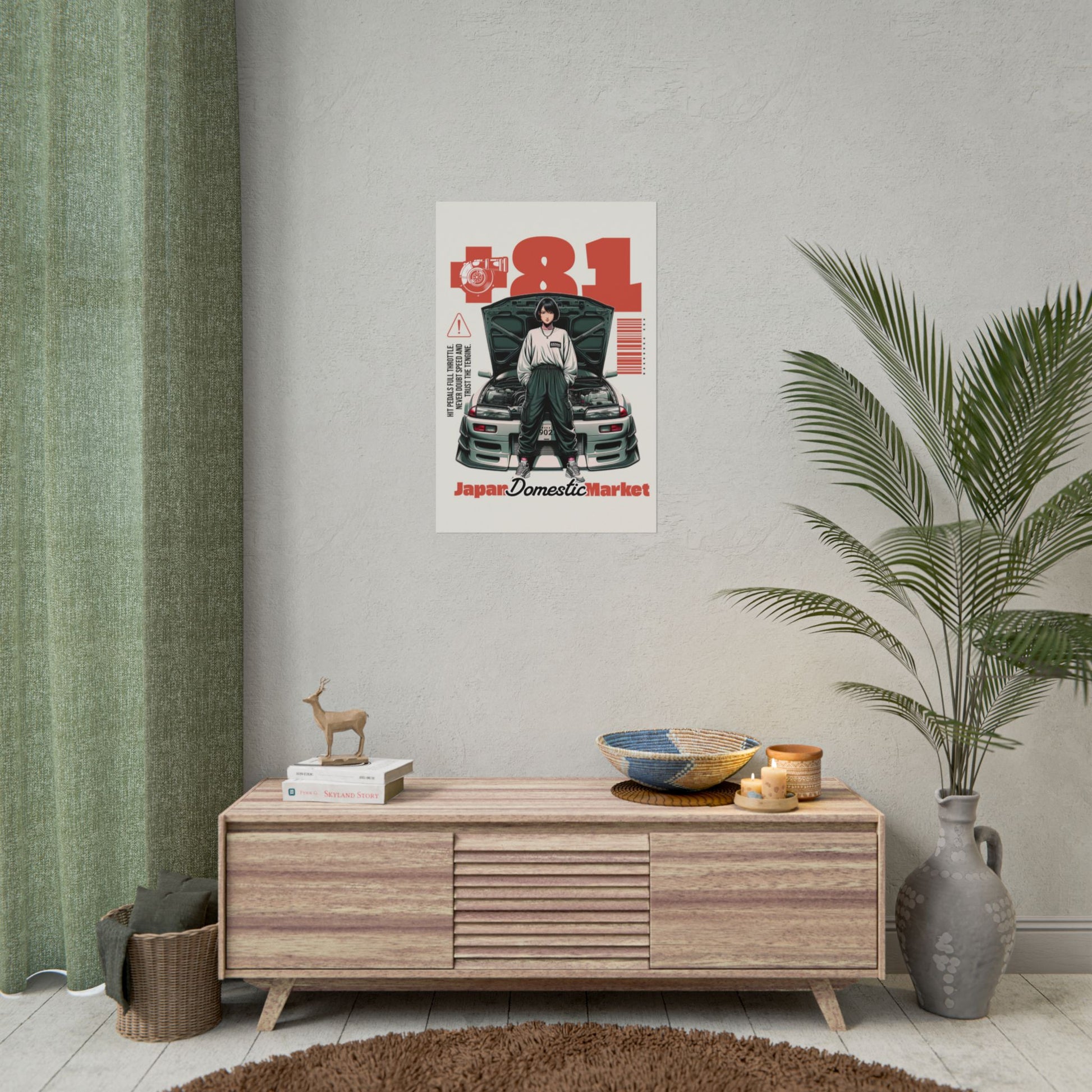 JDM Retro Rolled Poster Print