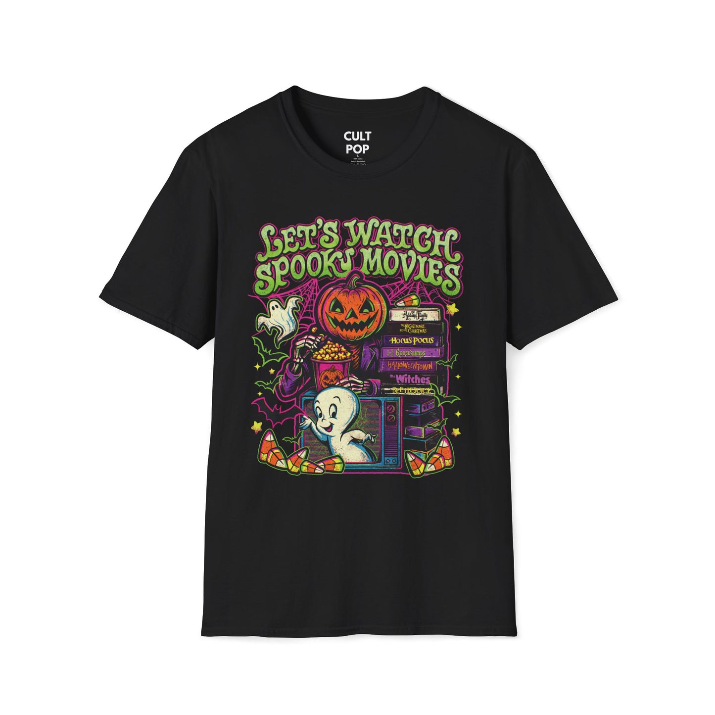 Let's Watch Spooky Movies Tee