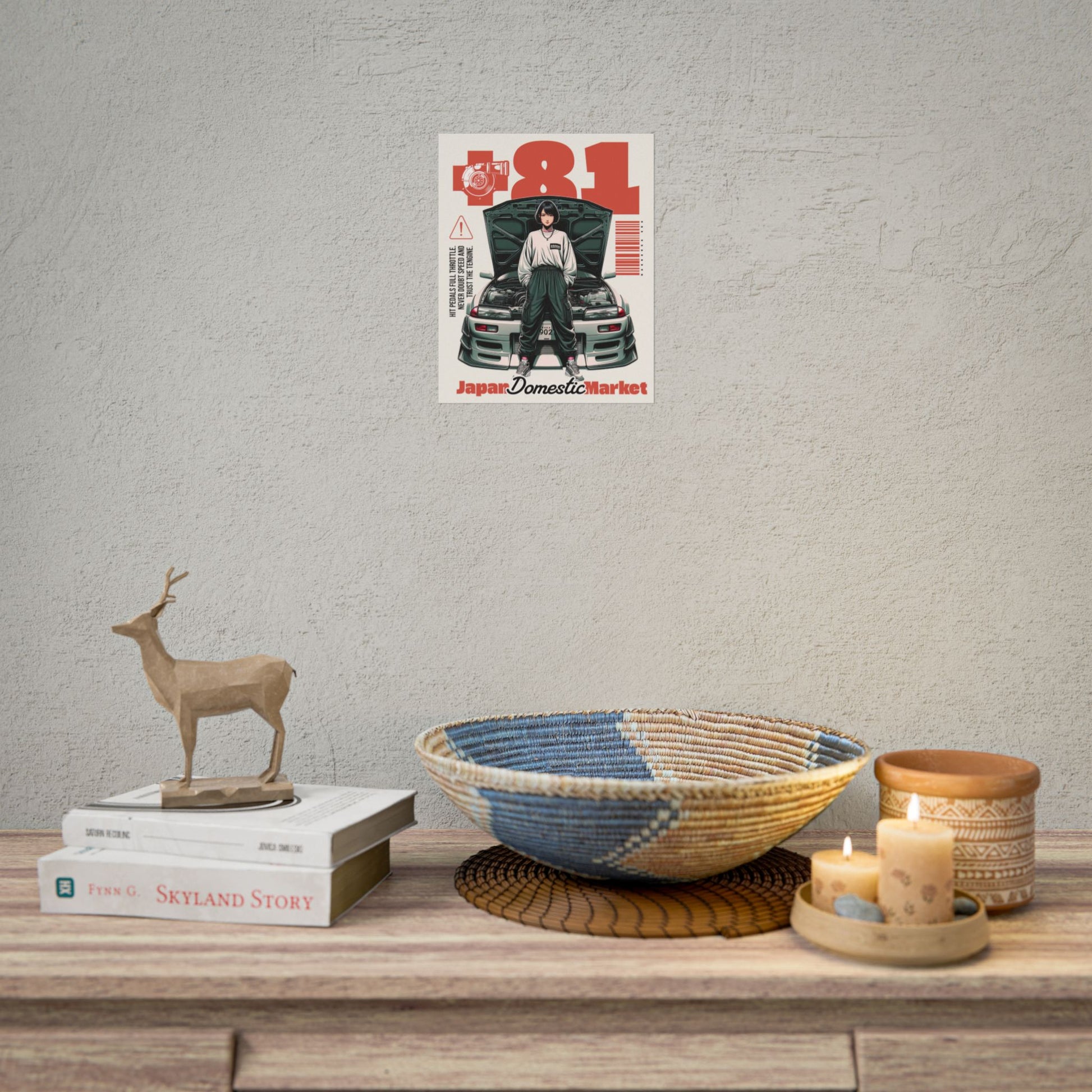 JDM Retro Rolled Poster Print