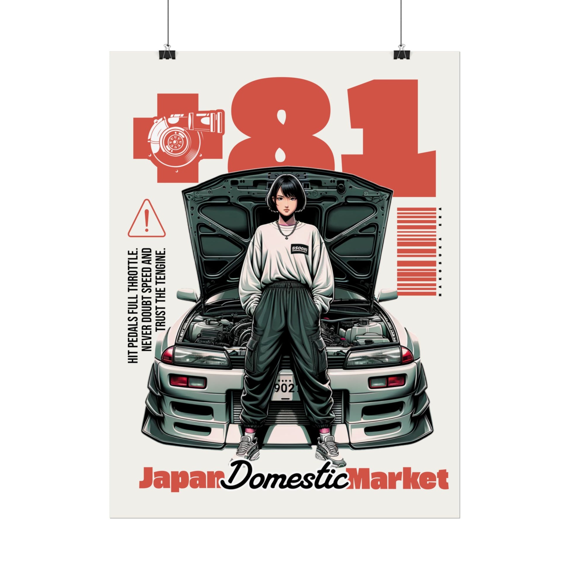 JDM Retro Rolled Poster Print