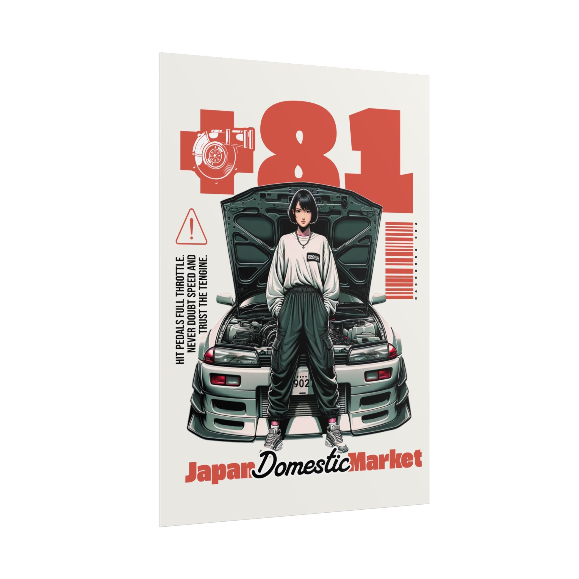 JDM Retro Rolled Poster Print