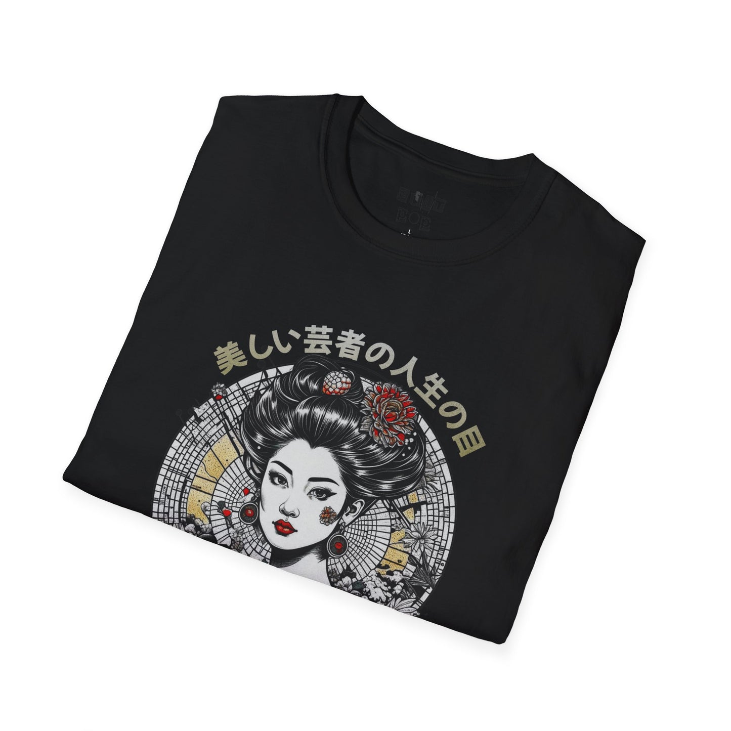 Geisha Art Unisex Softstyle T-Shirt - Japanese Culture Inspired Tee