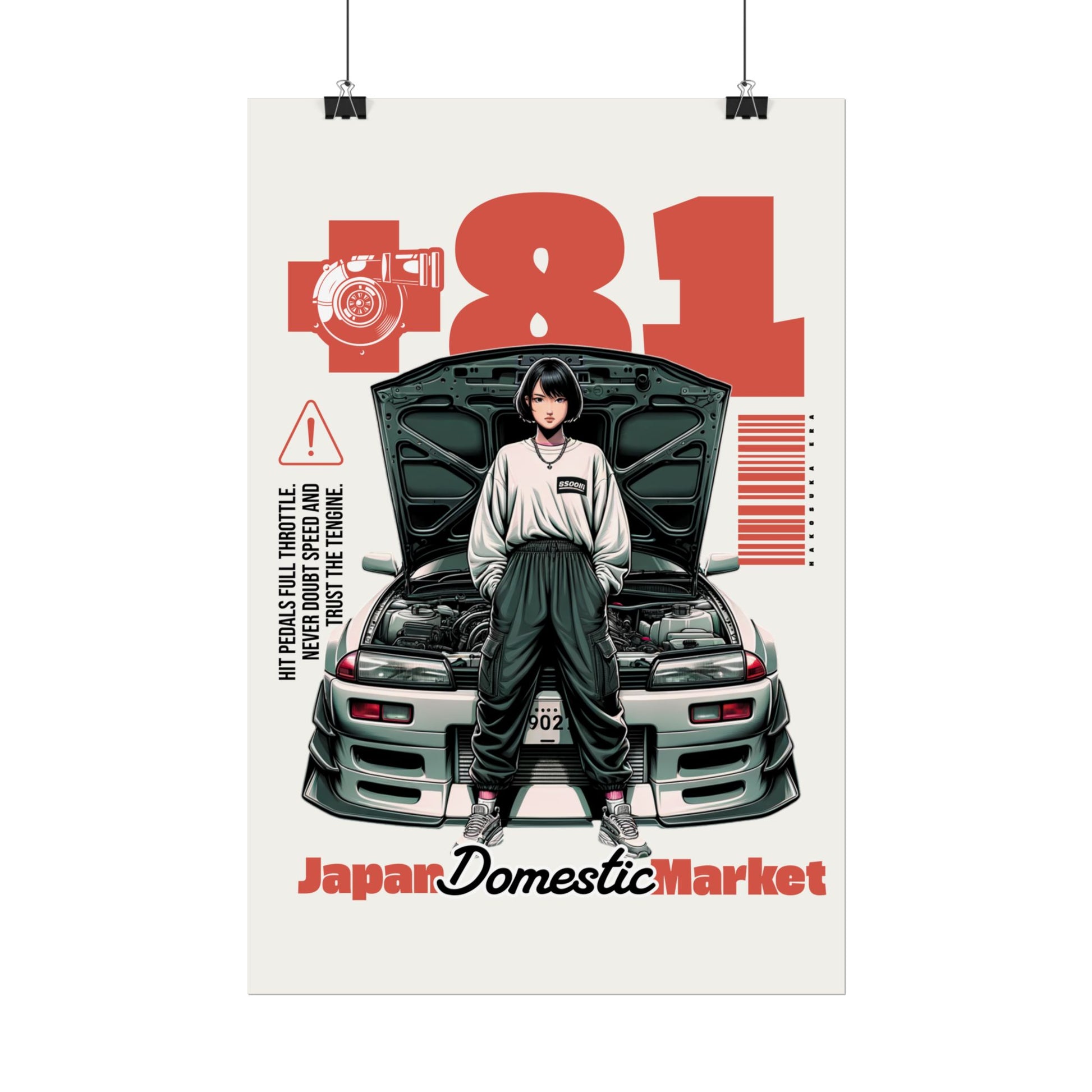 JDM Retro Rolled Poster Print