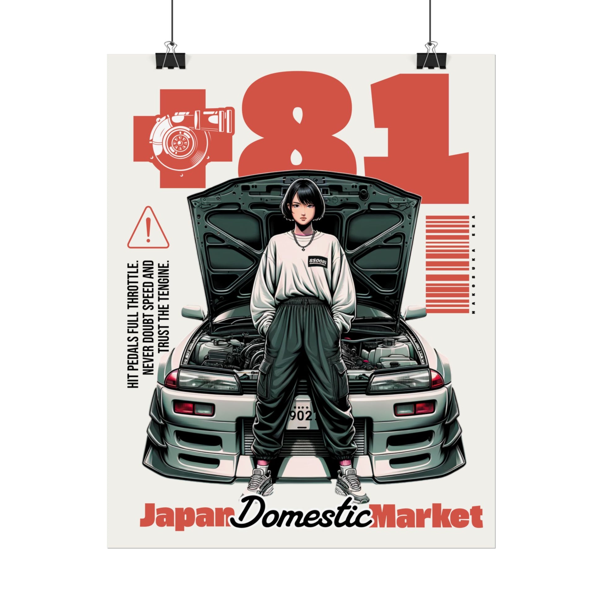 JDM Retro Rolled Poster Print