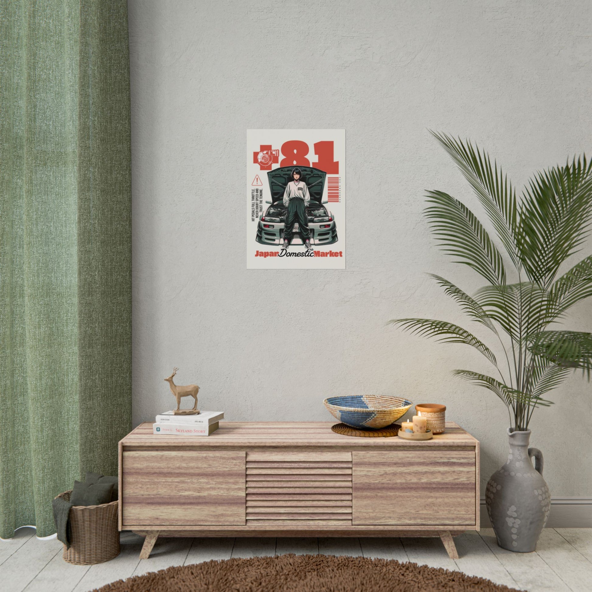 JDM Retro Rolled Poster Print