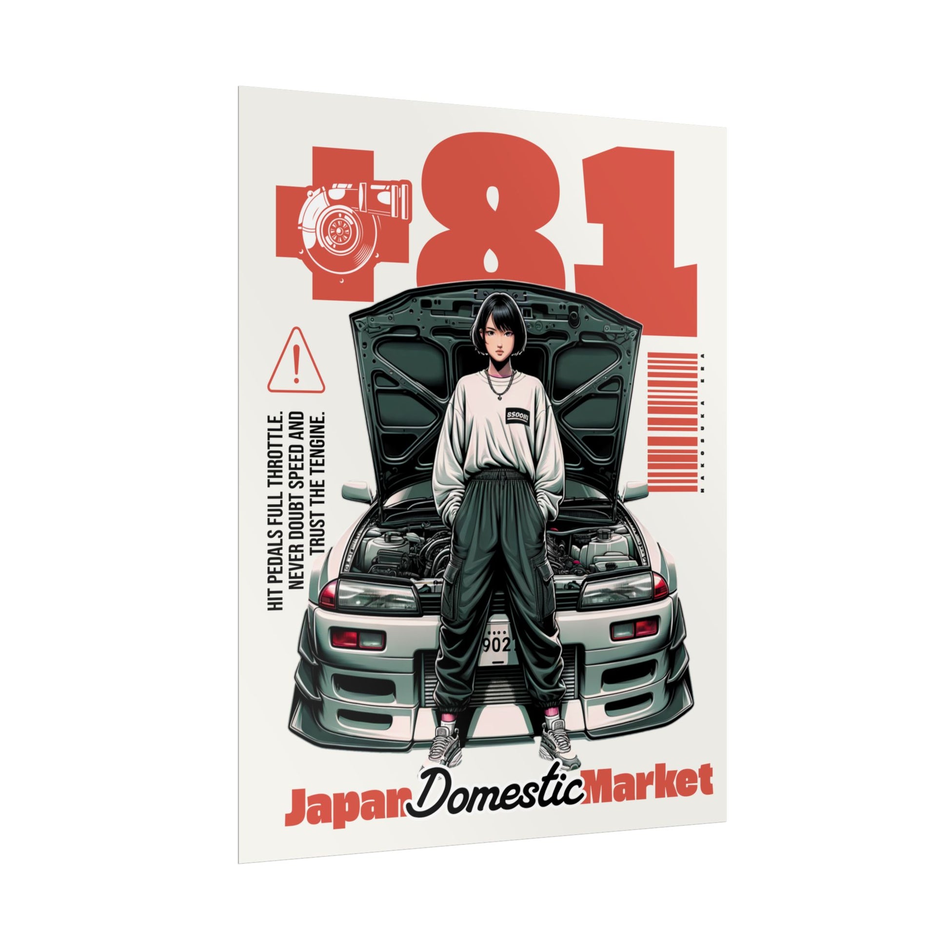 JDM Retro Rolled Poster Print