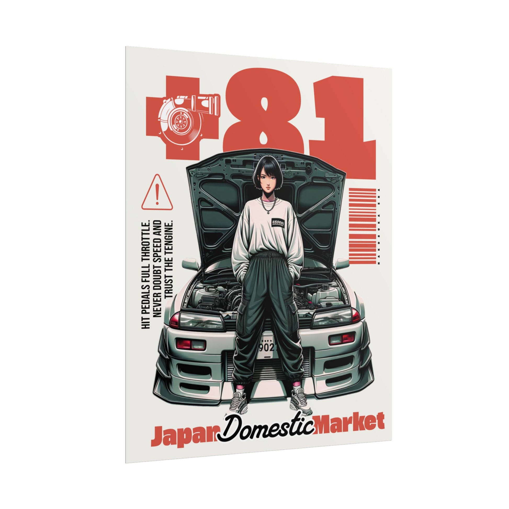 JDM Retro Rolled Poster Print