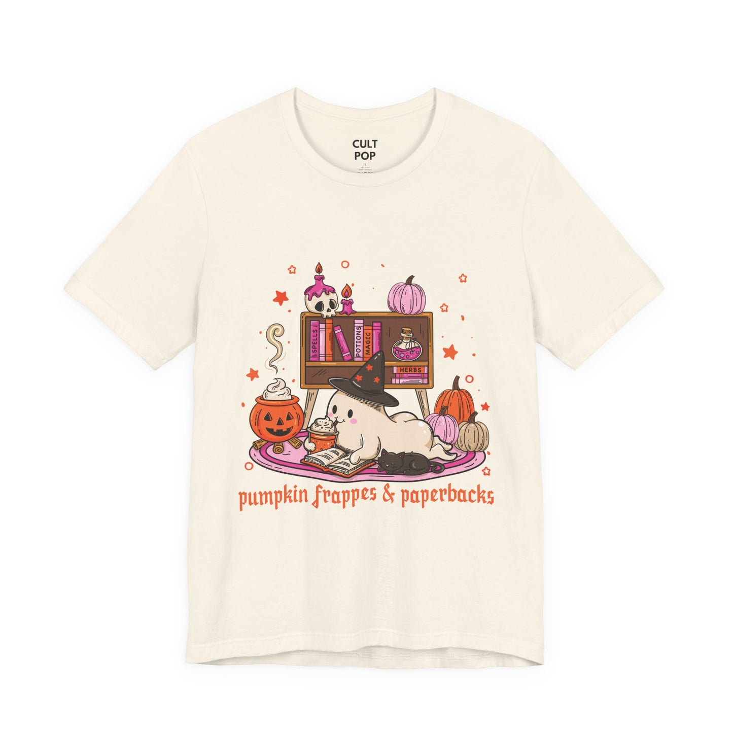 Pumpkin Frappes & Paperbacks Graphic Tee