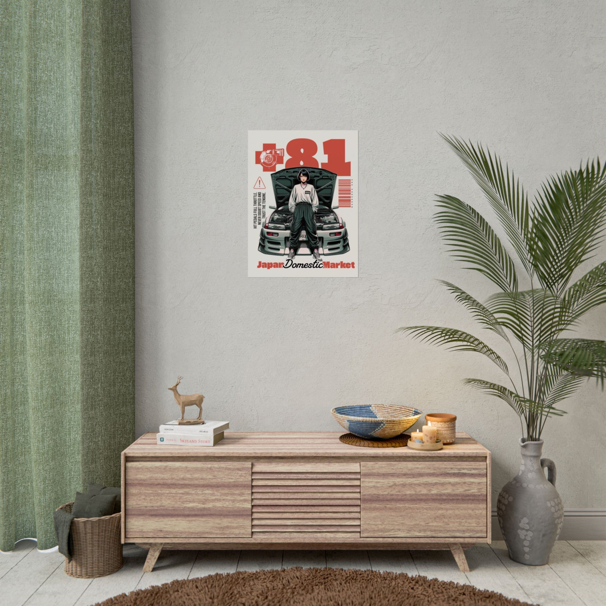 JDM Retro Rolled Poster Print