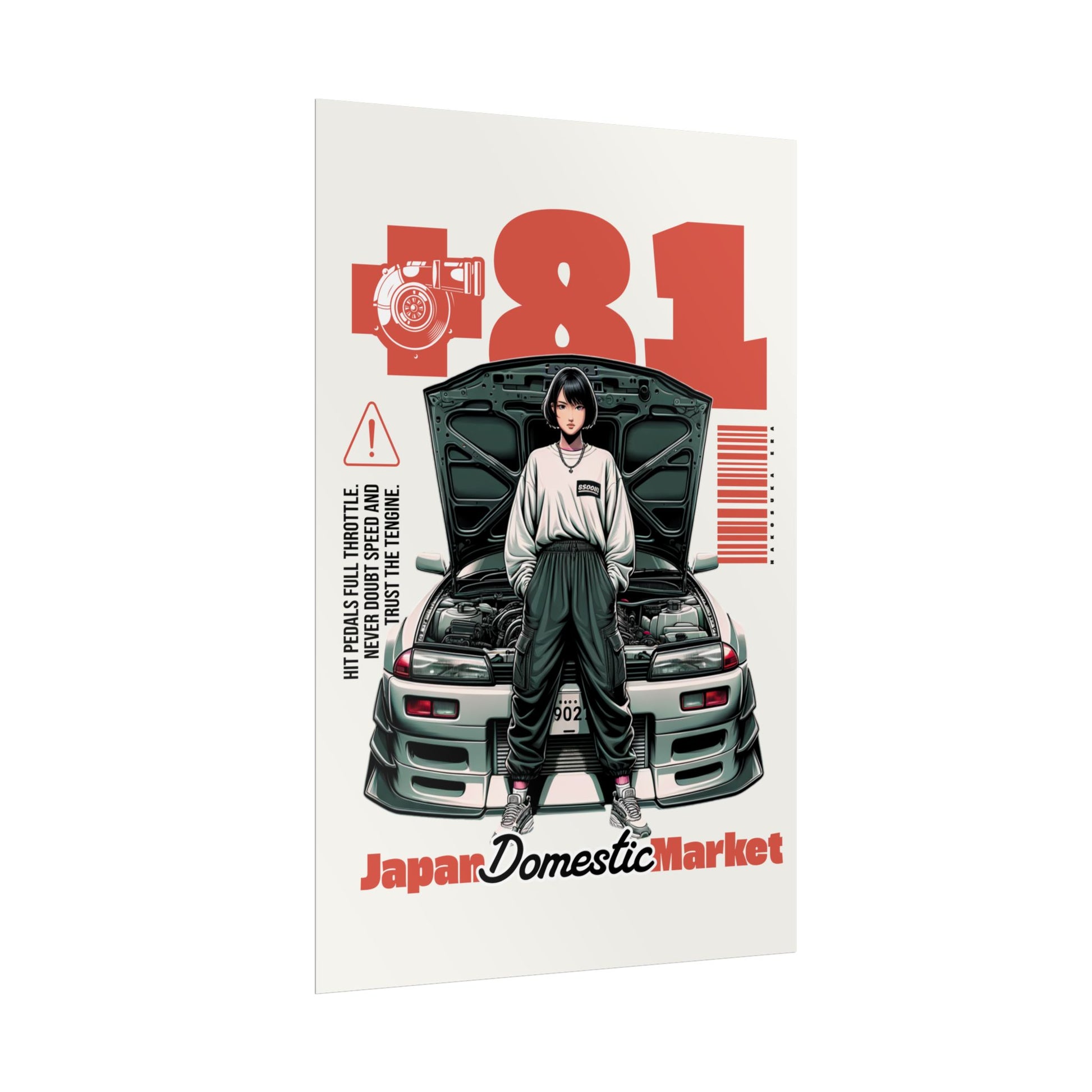JDM Retro Rolled Poster Print
