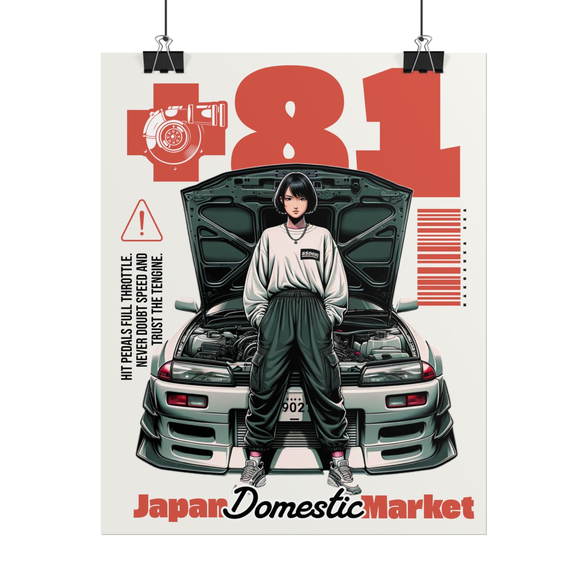 JDM Retro Rolled Poster Print