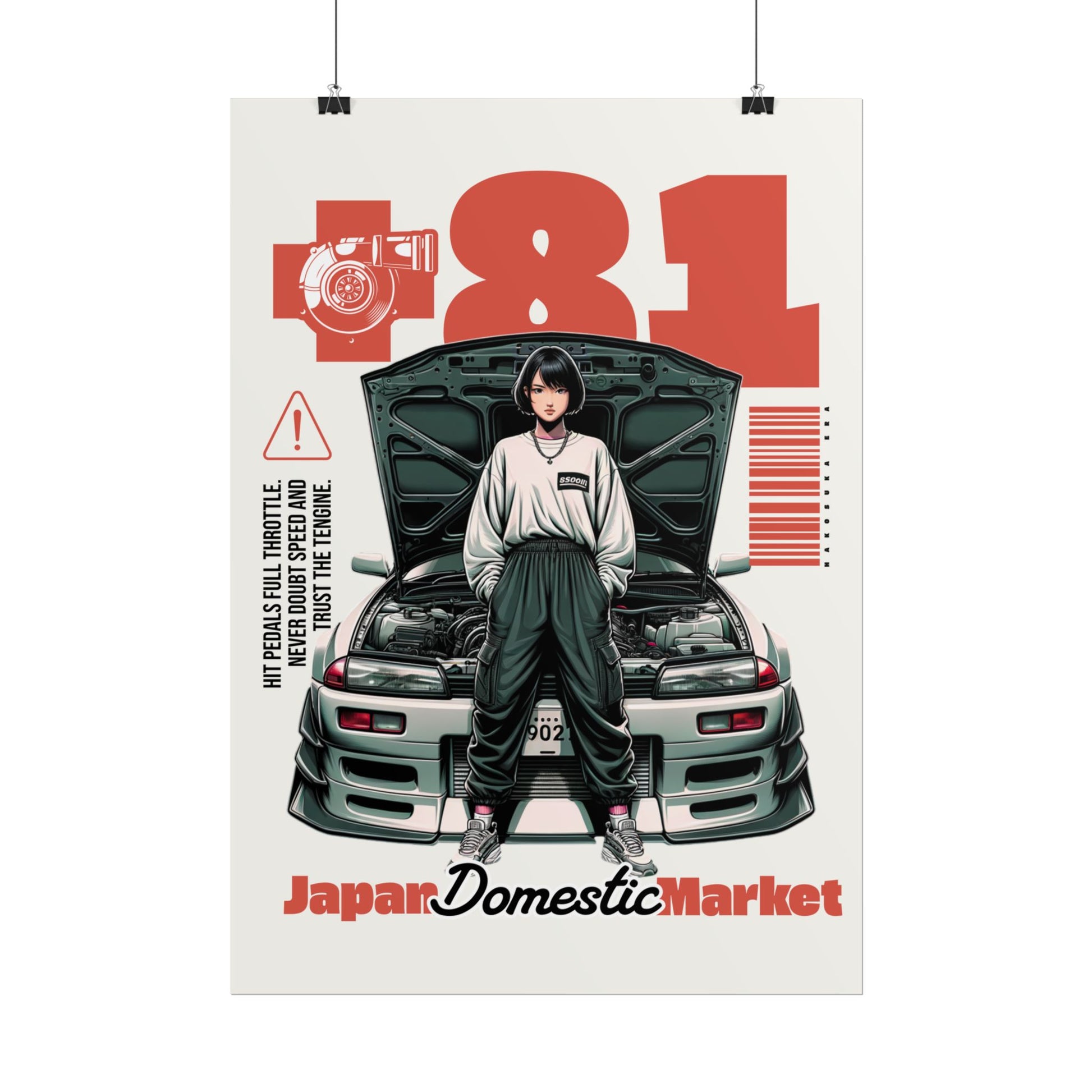 JDM Retro Rolled Poster Print