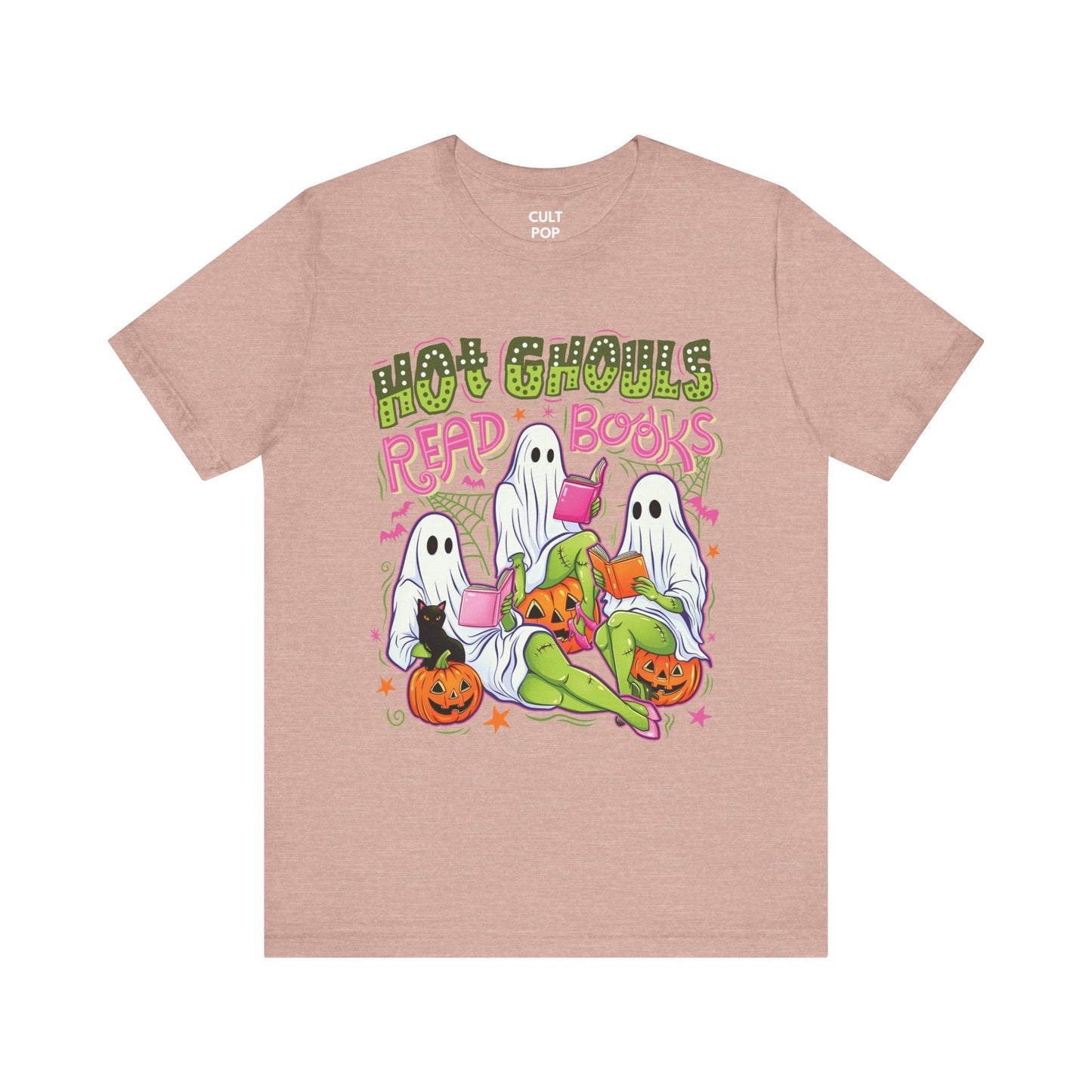 Hot Ghouls Read Books Graphic Tee