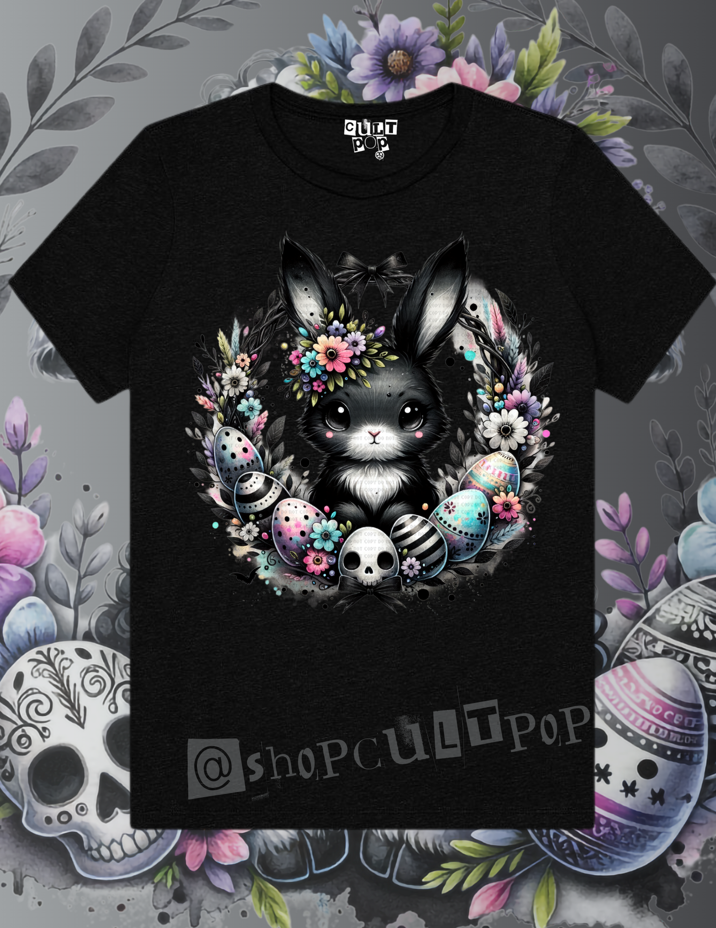 Gothic Easter Bunny Tee