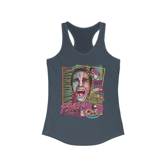 American Psycho Racerback Tank Top