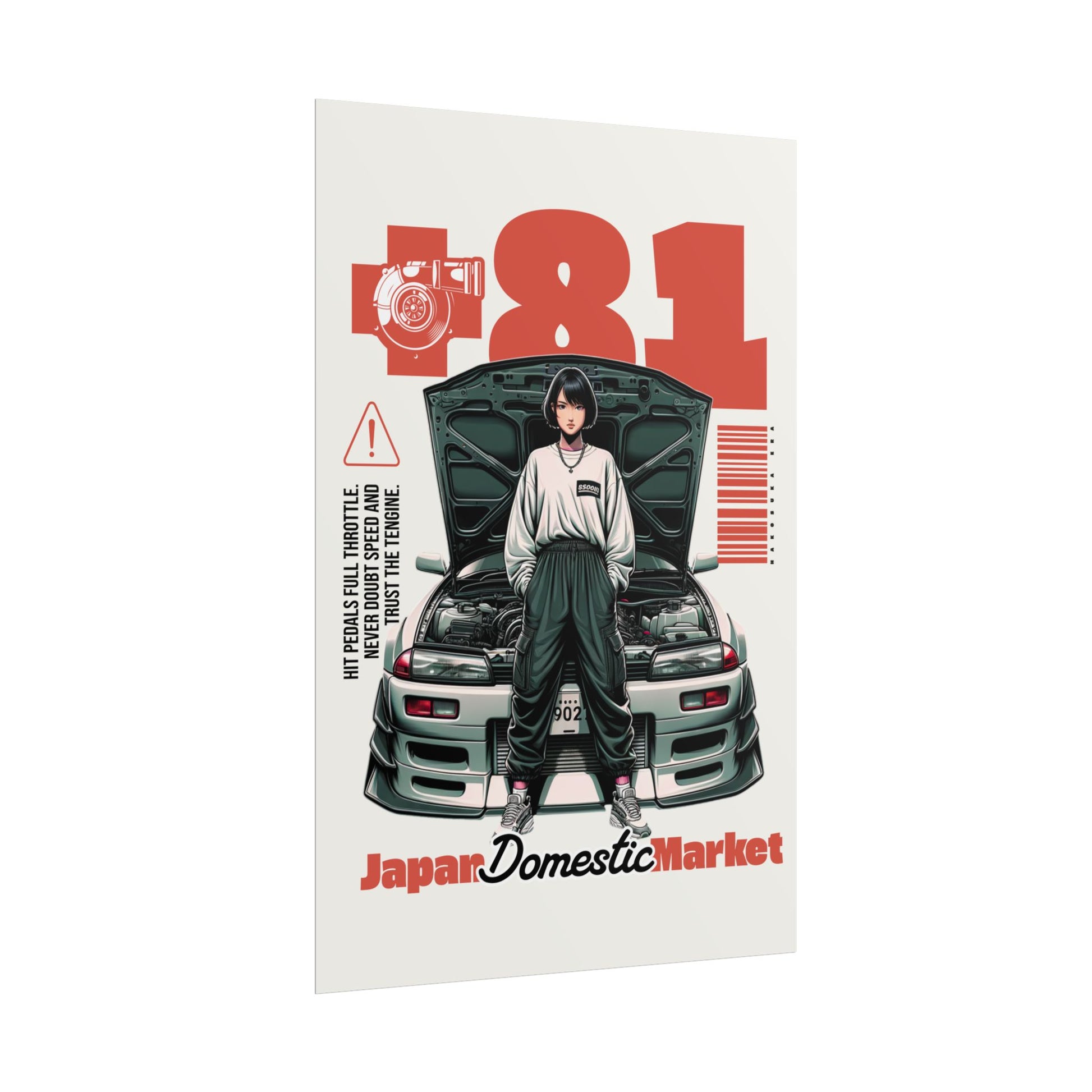 JDM Retro Rolled Poster Print
