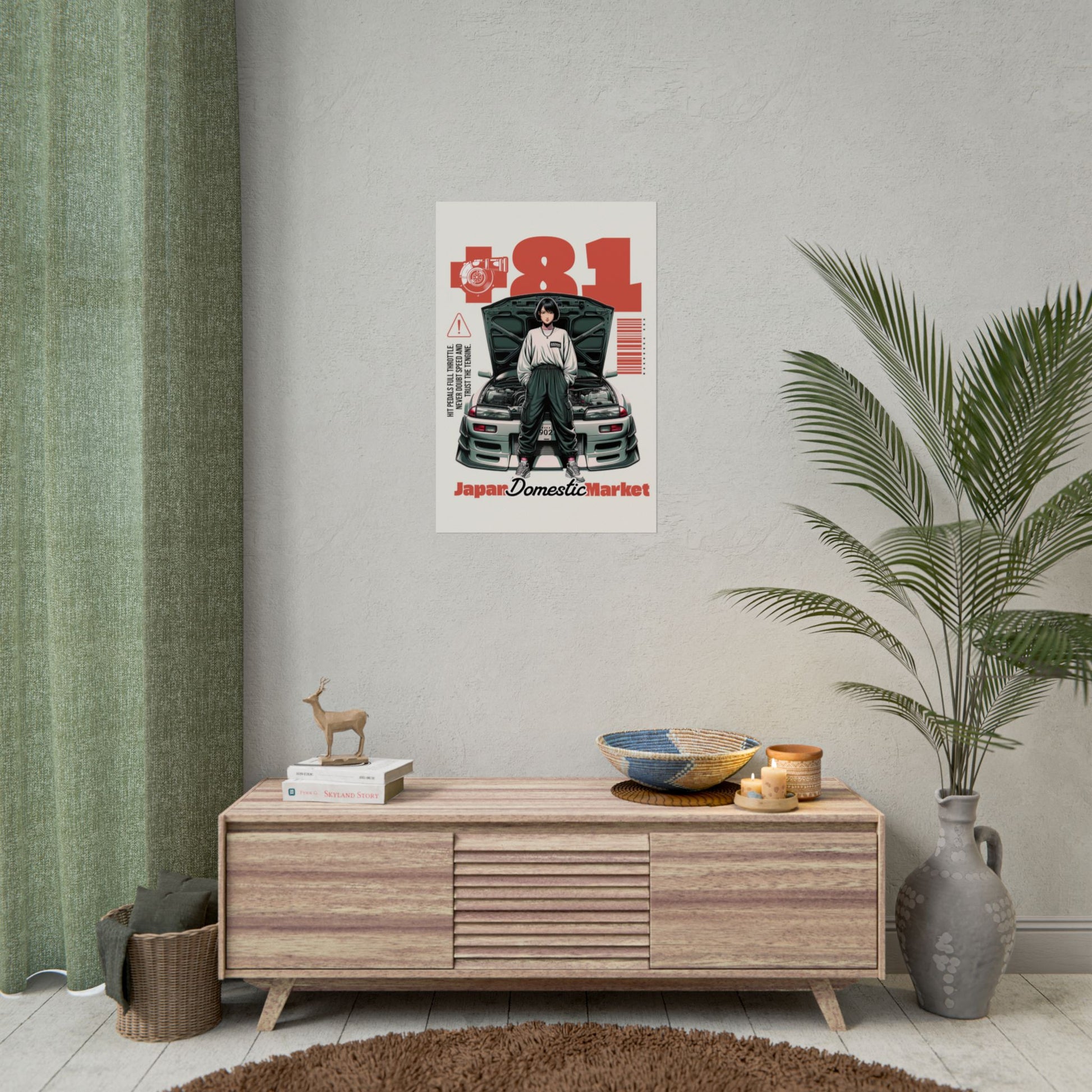 JDM Retro Rolled Poster Print