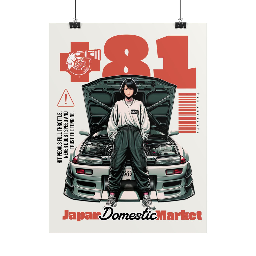 JDM Retro Rolled Poster Print