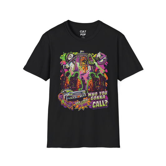 80s Nostalgia Ghost WYGC Tee