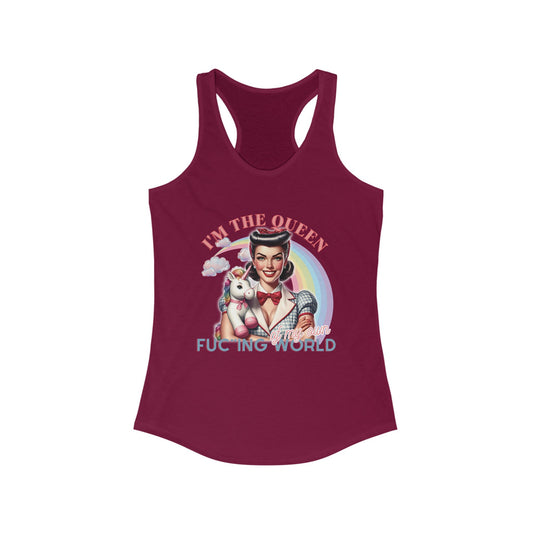 I'm the queen of my own world sarcastic Tank Top
