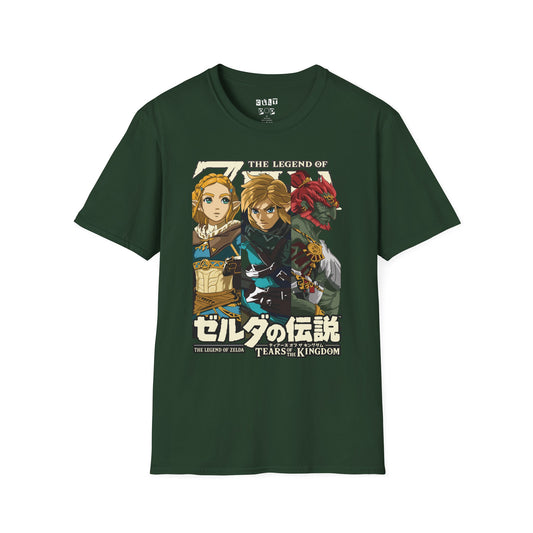LOZ Tears of a Kingdom Japanese text Tee