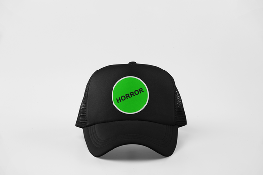 Retro VHS Horror Sticker Trucker Hat
